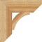 Ekena Millwork Thorton Slat Rough Sawn Bracket, Western Red Cedar, 4"W x 14"D x 14"H BKT04X14X14THR06RWR - alternate 4